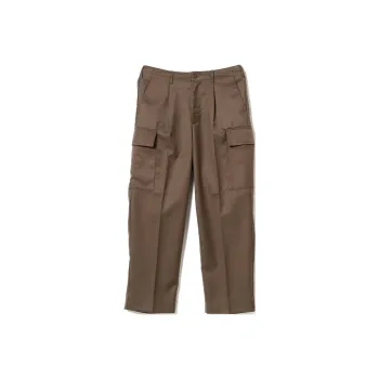 Beams Cargo Pants Men Brown