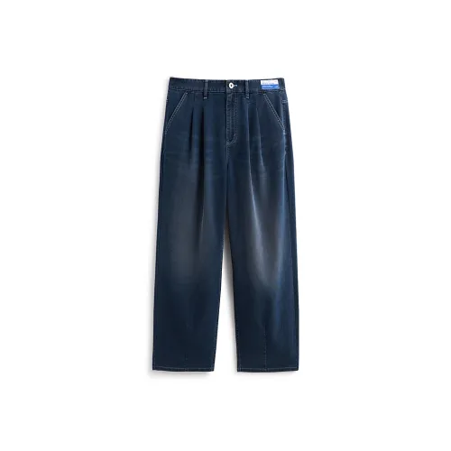 PEACEBIRD MEN Jeans Men's Denim Medium Blue, Batch 1