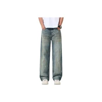 SONGS ALONG Jeans Unisex Blue