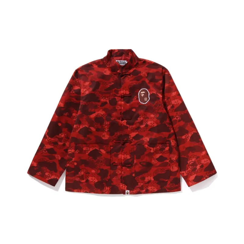 A BATHING APE X Clot Camo Ape Head Chinese Jacket-2
