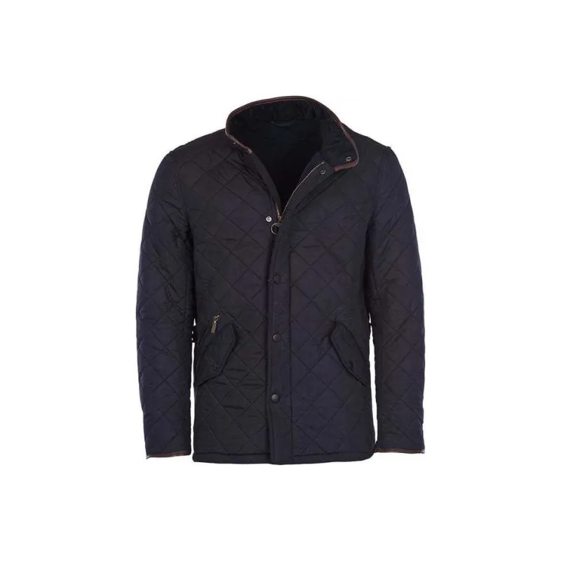 BARBOUR Powell Quilted Jacket Jackets Coats Men's Marine Blue-0