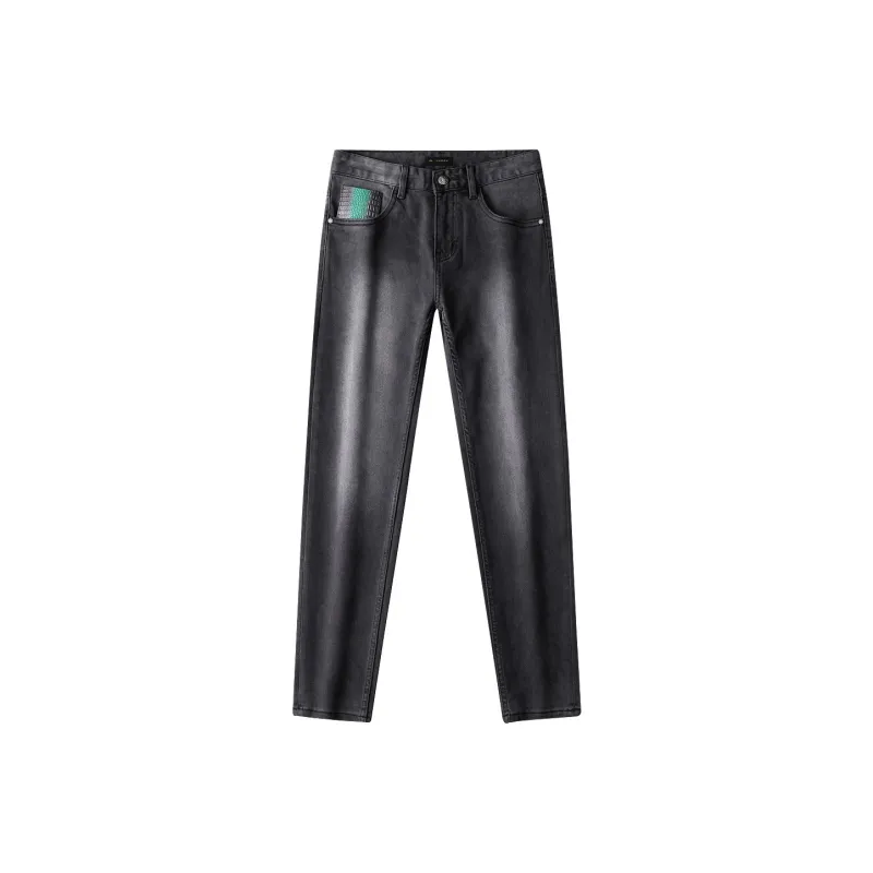 HARSIINCN Jeans Men's Black Gray-7