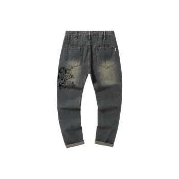 Pimio Jeans Unisex Yellow Mud
