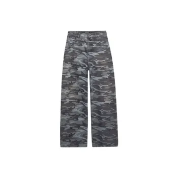Balenciaga Wid Leg Printed Jeans