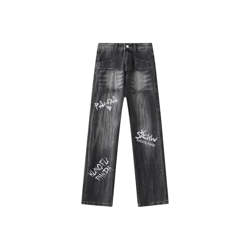 Kung Fu Panda Jeans Unisex-0