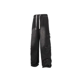ELCORO High Waisted Jeans Men's