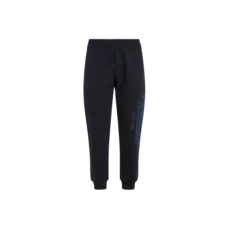 Alexander McQueen Graffiti Logo Printed Sweatpants-0