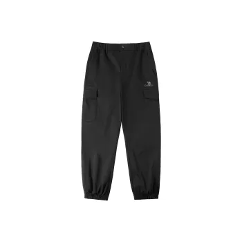 CAMEL Loose Fit Elastic Cuff 100% Cotton Yamamoto Basic Versatile Casual Outdoor Cargo Pants Men's
