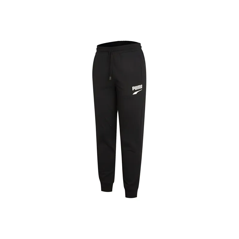PUMA Knitted Sweatpants Men Black-0