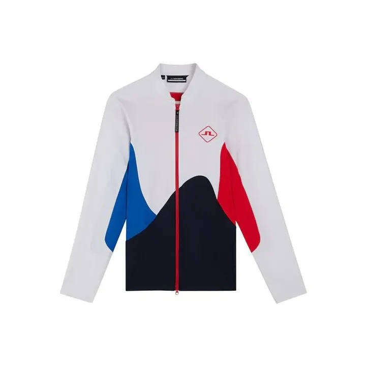 J.Lindeberg Swirl Mid Layer Jackets & Coats Men's White-0