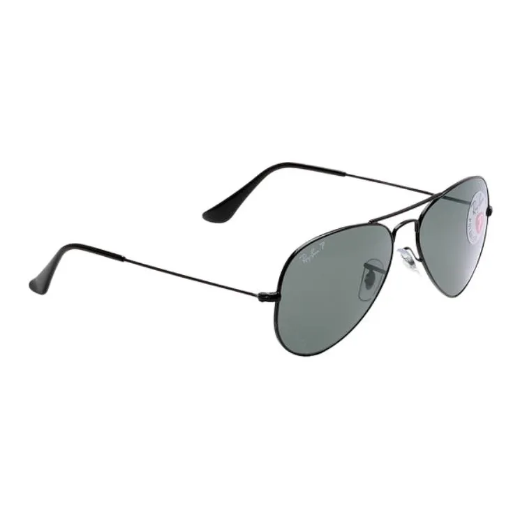 RayBan Metal Aviator Sunglasses Unisex Black-2