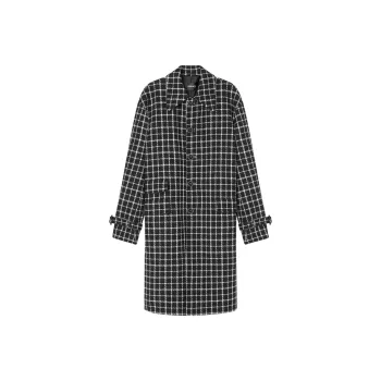 VERSACE Checked Single breasted Blazer