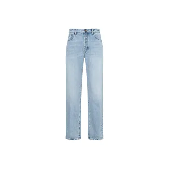 SAINT LAURENT Relaxed Fit Straight Leg Jeans
