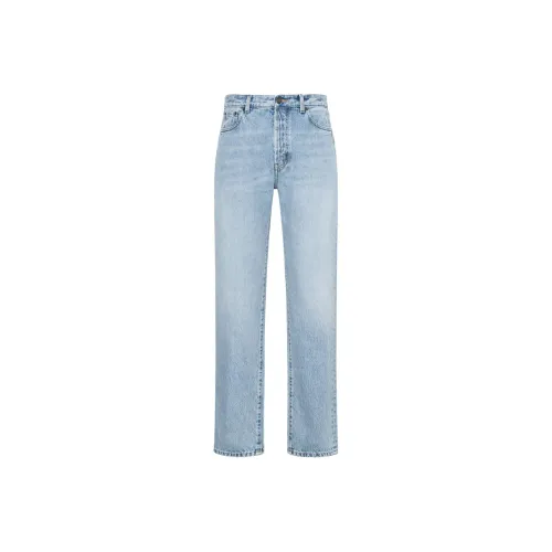 SAINT LAURENT Relaxed Fit Straight Leg Jeans