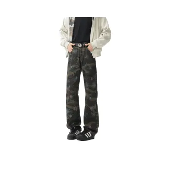 RICE NINE TEN Jeans Unisex Camouflage