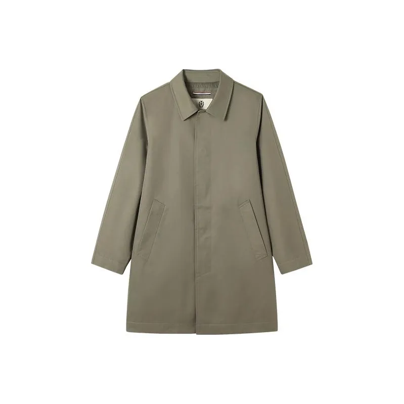 SCOFIELD Trench Coats Men Army Green-0