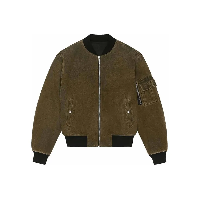 Givenchy Reversible Denim Bomber Jacket-0