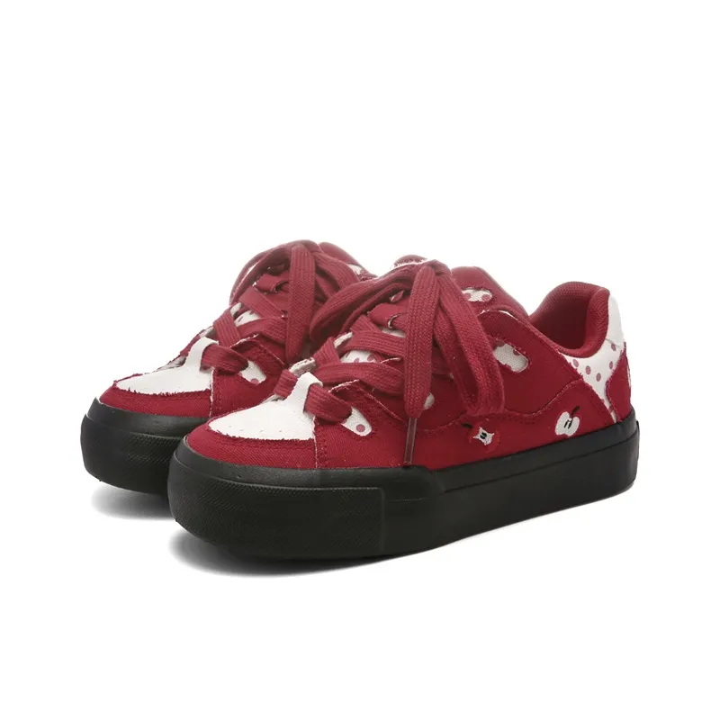 PIPI PURPLE Low Top Skateboard Shoes Women's-11