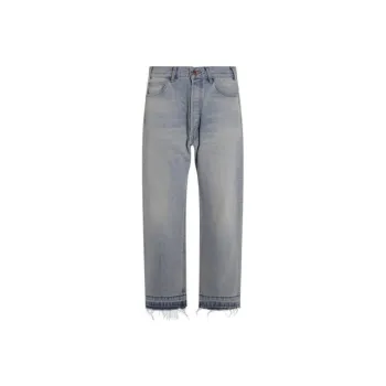 CELINE Wesley Jeans In Rider Wash Denim