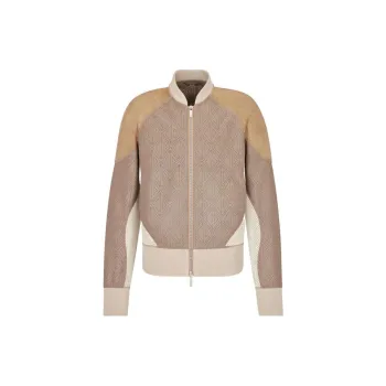DIOR Leather Jackets Men Brown