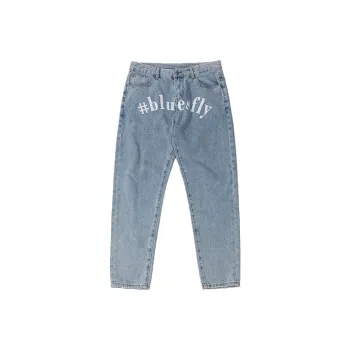BLUESFLY Straight Jeans Men's Light Blue