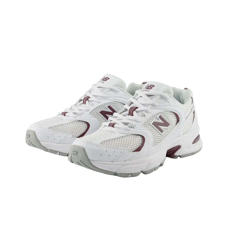 New Balance 530 White Dark Ice Wine-2