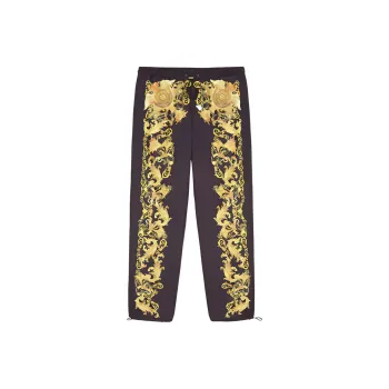 VERSACE JEANS COUTURE Knitted Sweatpants Men Black