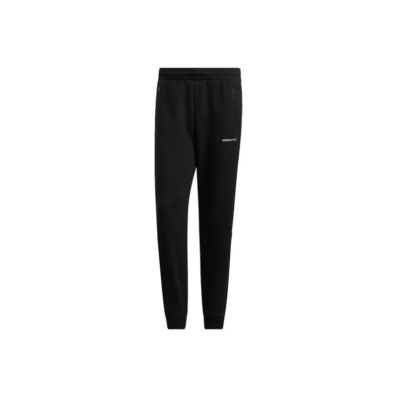 Adidas Neo Knitted Sports Pants Men's Black-0