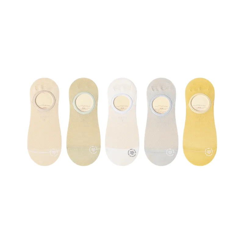 Caramella No Show Socks Women's 5 Pack-11