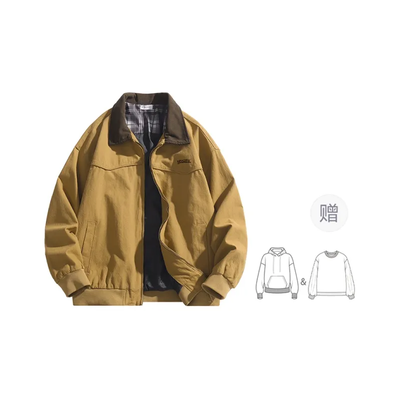 YOSICIL Jackets Coats Men's Jam Fruit Red-12