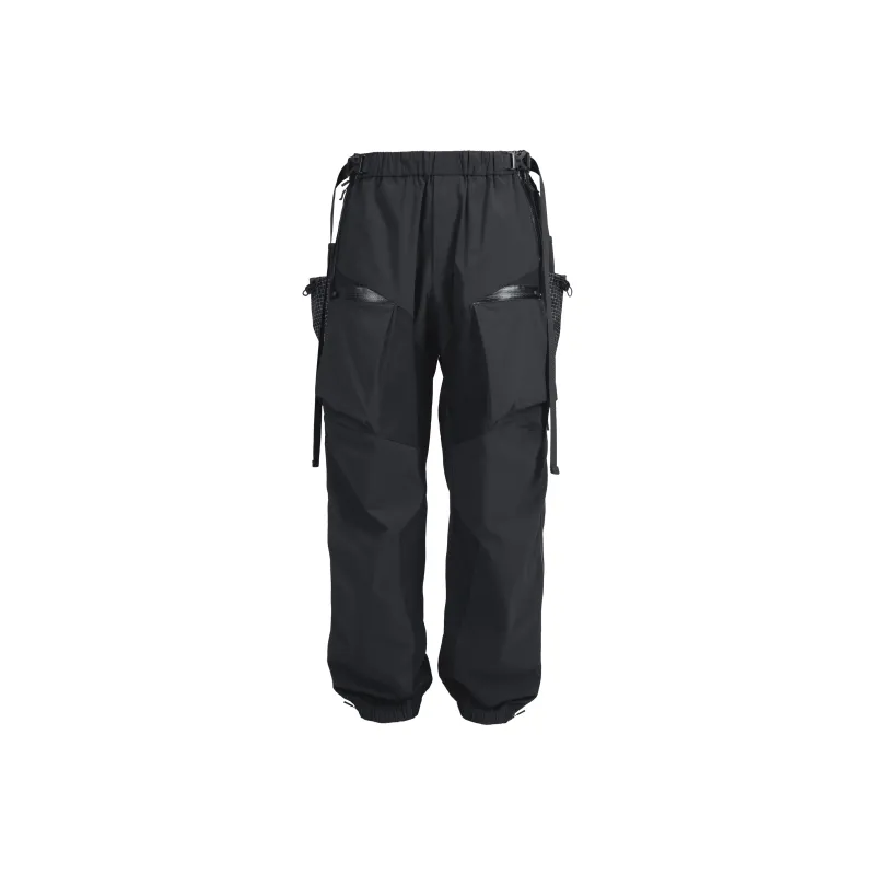 REINDEE LUSION Cargo Pants Unisex Black-0