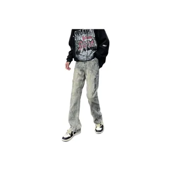 PANDA ADEVIL Jeans Unisex Yellow Mud Blue