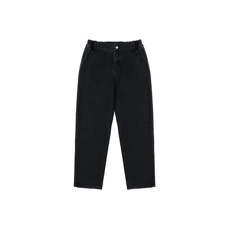 LUJIAMEN Jeans Early Autumn And Spring Unisex Black-0