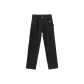 Black Pants with Frayed Edge at The Leg Opening