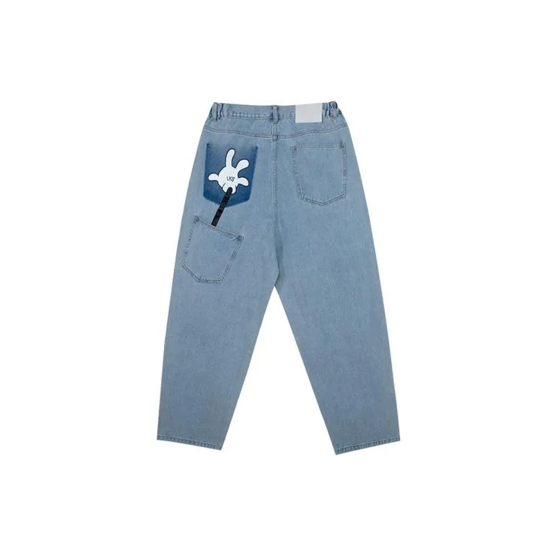 LOOKUN Jeans Men Blue-0