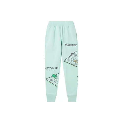 Champion Knitted Sports Pants Unisex Light Green