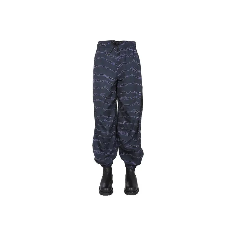 Marcelo Burlon Printed Drawstring Track Pants-0