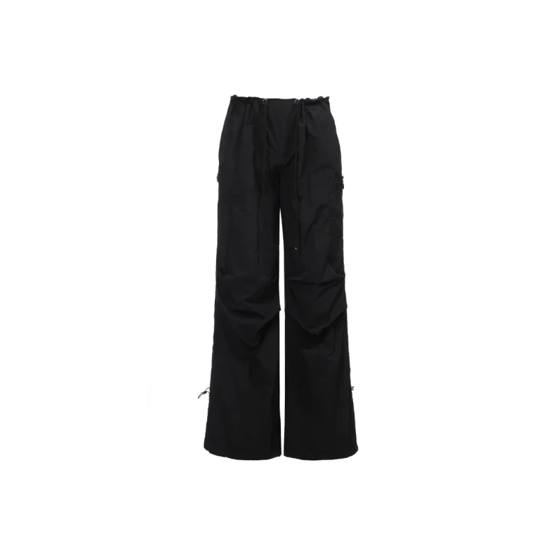 11ESTRANGER Casual Pants Unisex Black-0