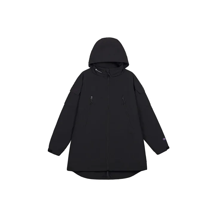 Champion Black Edition Trench Coats Unisex-0