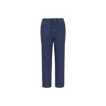 LI NING 1990 Jeans Men Dark Iris Blue