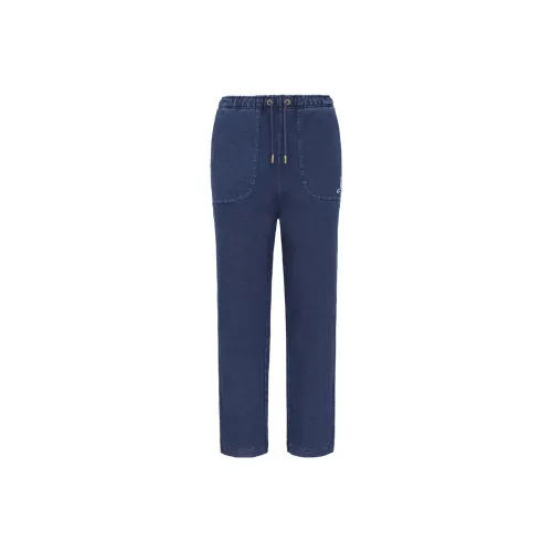 LI NING 1990 Jeans Men Dark Iris Blue