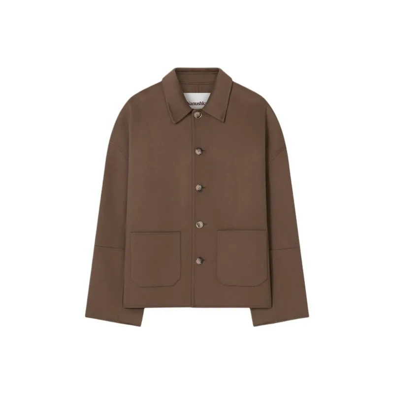 NANUSHKA Seger Wool-silk Shirt Jacket-0