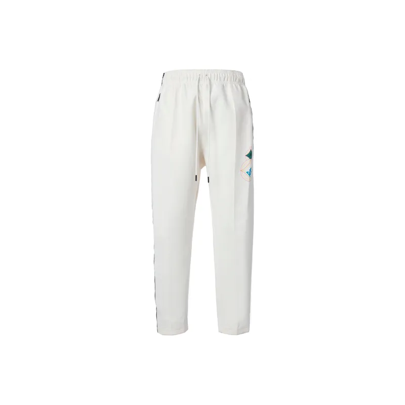 Jordan Knitted Sweatpants Men's Light Ivory White-0