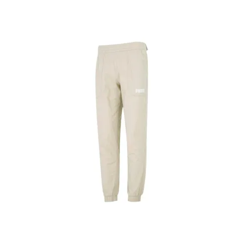 PUMA MODERN BASICS Knitted Sweatpants Men Beige