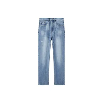 Jiumuwang Men's Pants Expert Jeans Loose Fit Version Men's