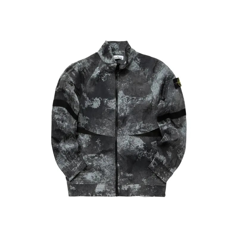 STONE ISLAND Compass badge Abstract print Jacket-0