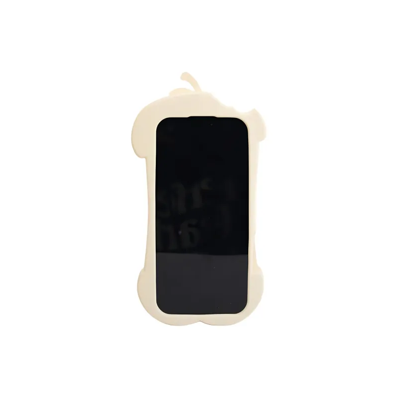Sopi Silicone Material 3D Effect Apple Core Phone Cases Compatible With IPhone 16/15 Pro Max/Apple 13/14 Pro/Max-1
