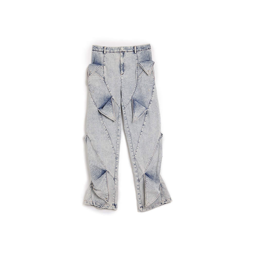 DND4DES Jeans Unisex Black - POIZON
