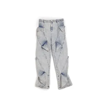 DND4DES Jeans Unisex Washed Blue
