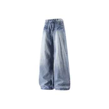 RASHOMONG Jeans Unisex Blue